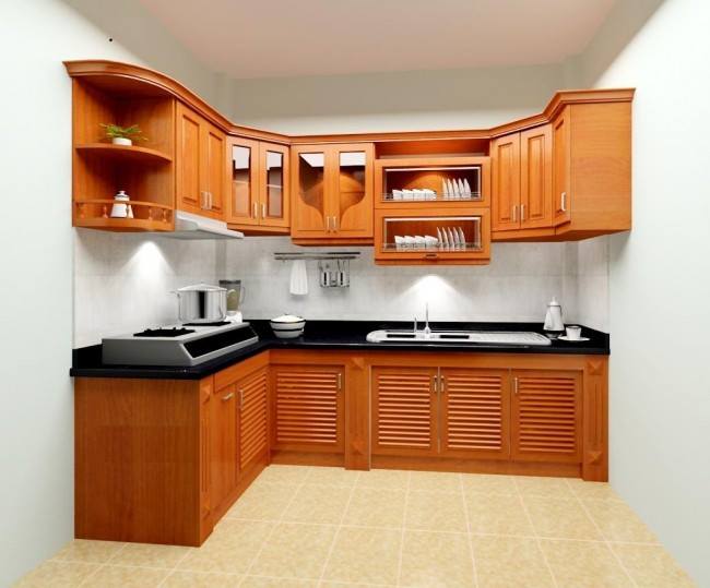Phong cách mua bán, sản xuất, thi công tủ bếp gỗ tự nhiên hiện đại